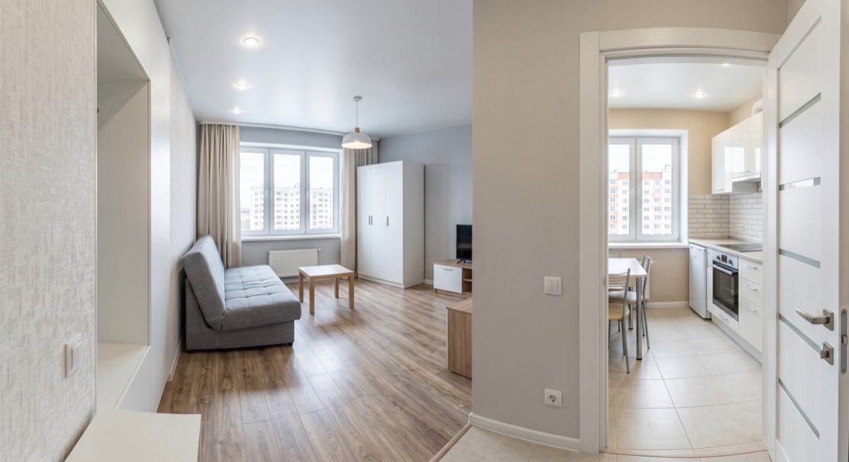 Косметический ремонт 1-комнатной квартиры 38 м² в Железнодорожном