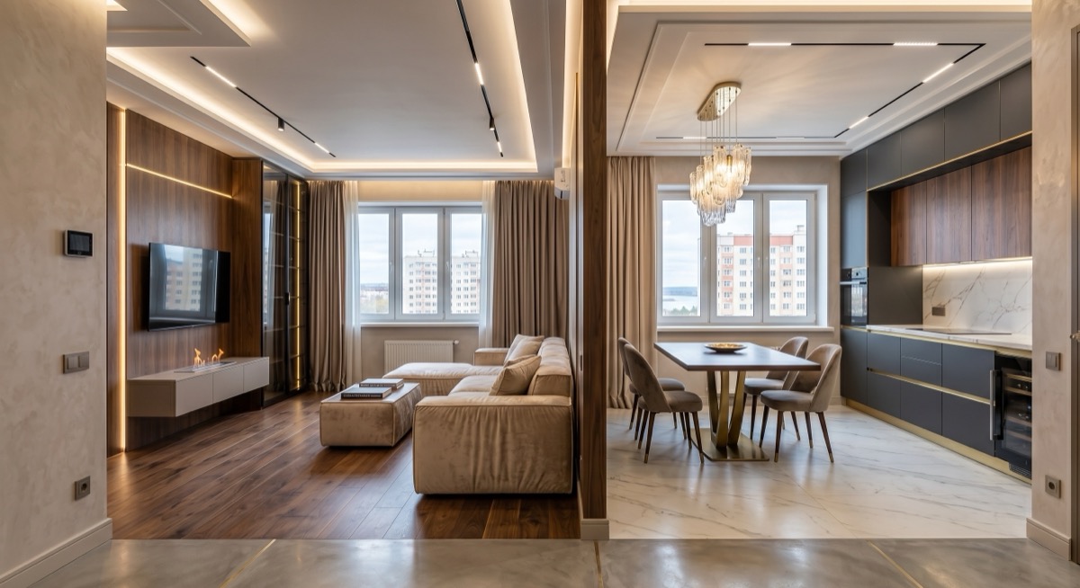 Ремонт новостройки 2-комнатной 64 м² в ЖК в Подольске